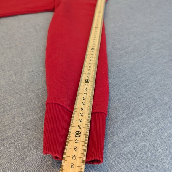 Oakley Spell Out Crewneck Red Sweatshirt Custom Fit - Size M - Picture 6 of 9